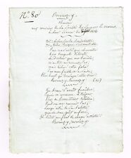 CHANSONNIER LYON 1814 SOUPERS DE MOMUS MONPERLIER EPICURIENS LYONNAIS