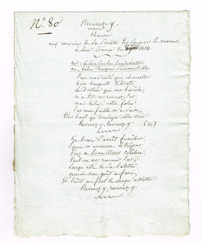 Chansonnier lyon 1814 soupers - lyon,