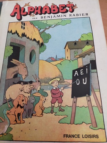 Alphabet par benjamin rabier - par,