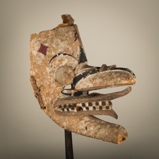 ancien masque Hudoq - Dayak -