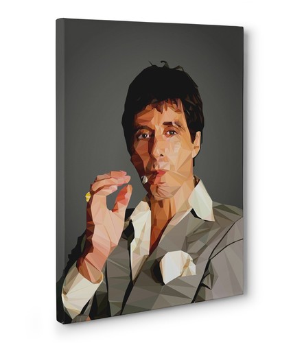 Scarface pacino poly - pacino, art