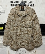 GENUINE USMC MCCUU MARPAT DESERT BLOUSE JACKET EX MINT !! SMALL LONG