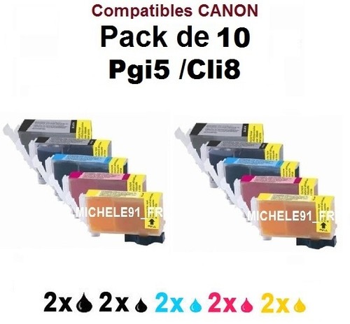 10 cartouches compatible - ,