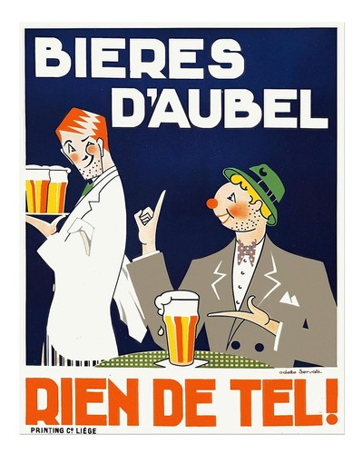 Affiche bière vintage art