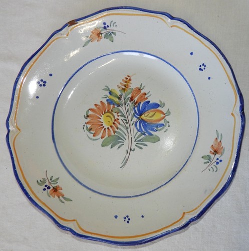 Assiette ancienne xixème - assiette, la