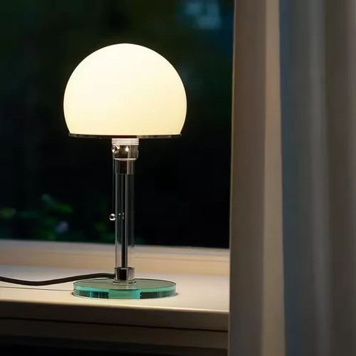 Modern bauhaus glass table - modern,