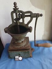 Moulin à Café Comptoir Peugeot Frères A1 Fonte bois Hauteur 38 cm début XXe