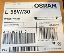 1X OSRAM Lampe Fluorescente T8