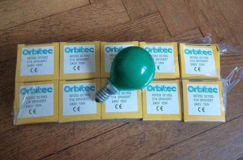 Lot ampoules e14 - 10, ronde
