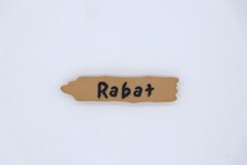 PLAYMOBIL panneau direction "Rabat" - Pick up Rallye désert 4421