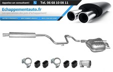 Échappement Saab 9-3 1.8-2.0 BioPower central + silencieux 12790734 12792810