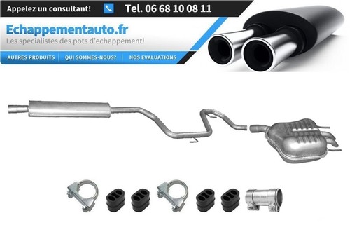 échappement saab 8 2 - Échappement, 1.8-2.0