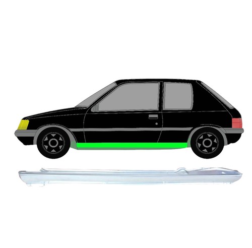 Tôle seuil pour - tôle, peugeot