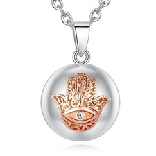 Collier Bola de grossesse avec main de Fatma oeil protecteur