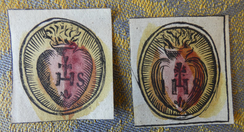 Tres petites images pieuses - petites,