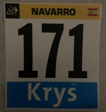 CYCLING ciclismo Dossard Tour