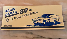 RARE - Original 1989 - Renault 21 Paris Dakar - OEM Sticker