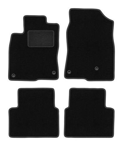 Tapis sol velours noir - de,
