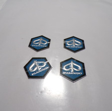 Autocollant Hexagonal 42 M Pour Piaggio Ape Vespa Époque (Emballage 4 Pièces)