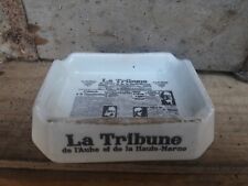 cendrier/vide poche céramique Lunéville journal La Tribune art populaire grenier