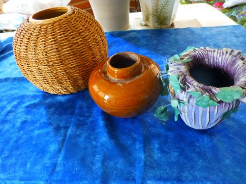 Lot vases ceramique - vases,