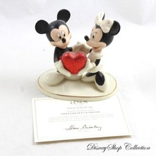 Figurine Mickey et Minnie DISNEY Lenox Sweethearts Forever St Valentin porcelain