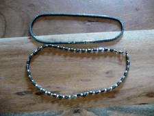 Vintage Lot de 2 Colliers   hématites   ( ref 12 )