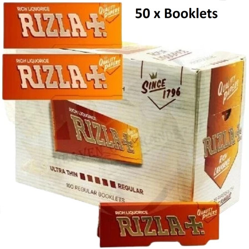 Rizla orange réglisse papiers - orange,