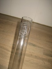 Ancien Verre Tube en Cristal