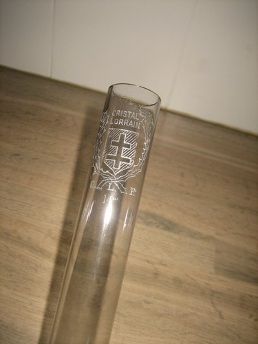 Ancien verre tube cristal - ancien,