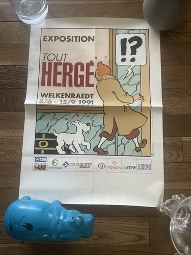 Affiche tintin exposition - ,,