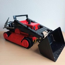 Bulldozer TONKA rouge environ