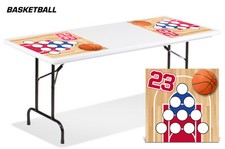 Universel Société Table Pliante Haut Jeux Décalque Autocollant Beer Pong Tapis