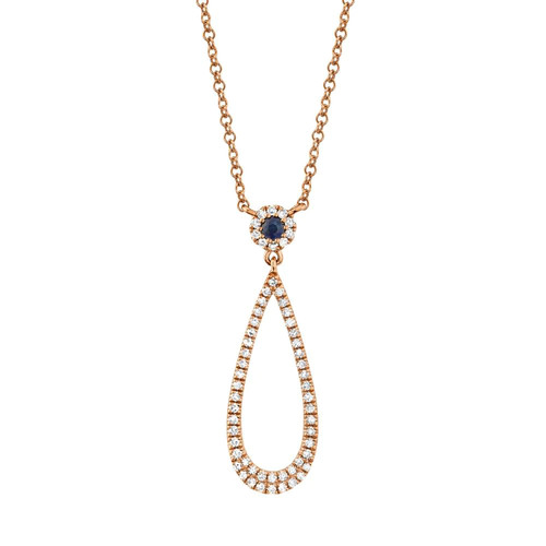 14k rose bleu saphir - 14k, or