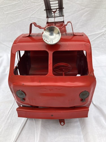 Rare ancien camion pompier - ancien,