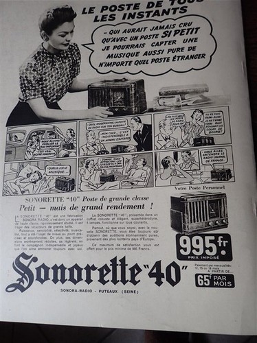 Poste radio sonorette - radio, 40