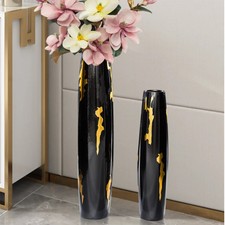 Vase Céramique Luxe Or