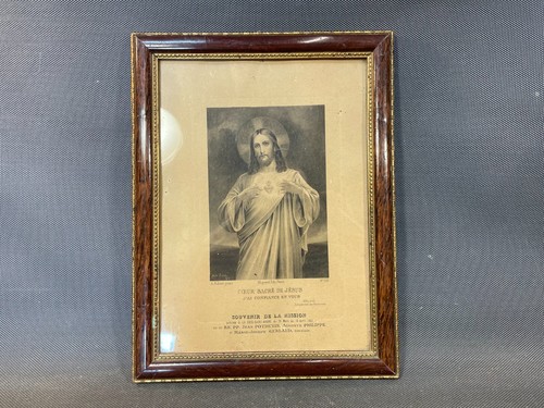 Ancien cadre photo bois - cadre,
