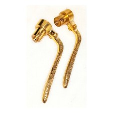 Levier de frein et d'embrayage inversé laiton 1" poignée universelle vélos an...