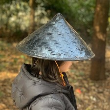 Chapeau en rotin de bambou