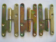 Lot de 3 Paumelles  110 x 55 mm Acier Bichromaté,  à Gauche