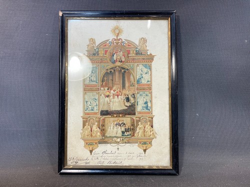 Ancien cadre photo - , en