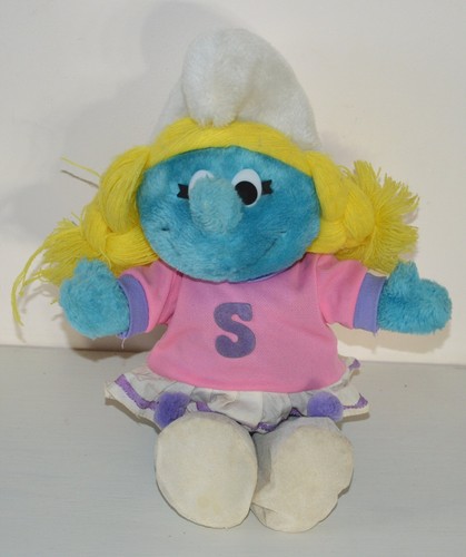 Ancienne peluche schtroumpf - ancienne,