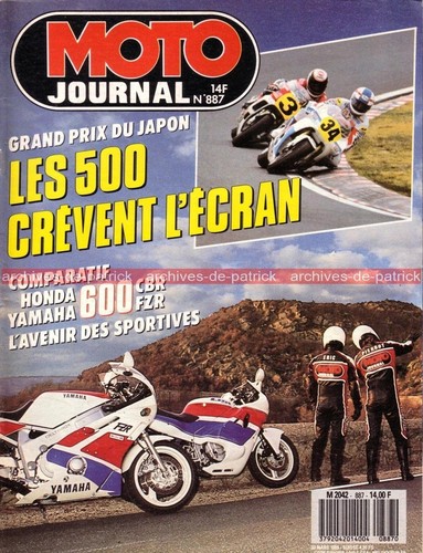 Moto journal 887 test honda - ,