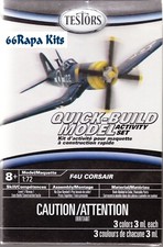 TESTORS - F4U CORSAIR - 1/72 - PEINTURES ET PINCEAU FOURNIS - MAQUETTE A MONTER