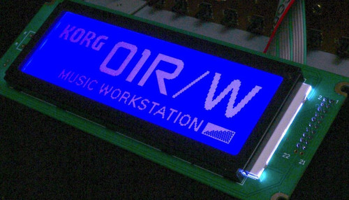 Korg 01r lcd - display, screen