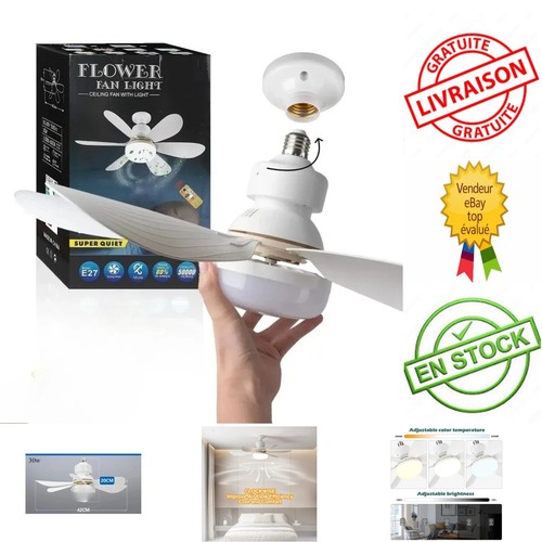 Lampe led ventilateur e27 - ventilateur,