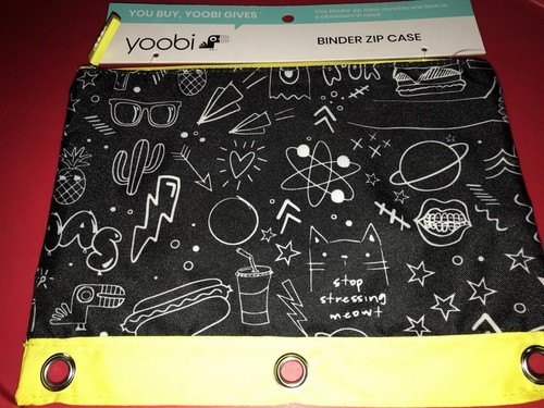 Yoobi brand binder zip case - brand,