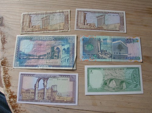 Liban lot billets - de, (c96)