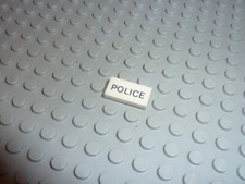 LEGO Tile 1 x 2 with 'POLICE'